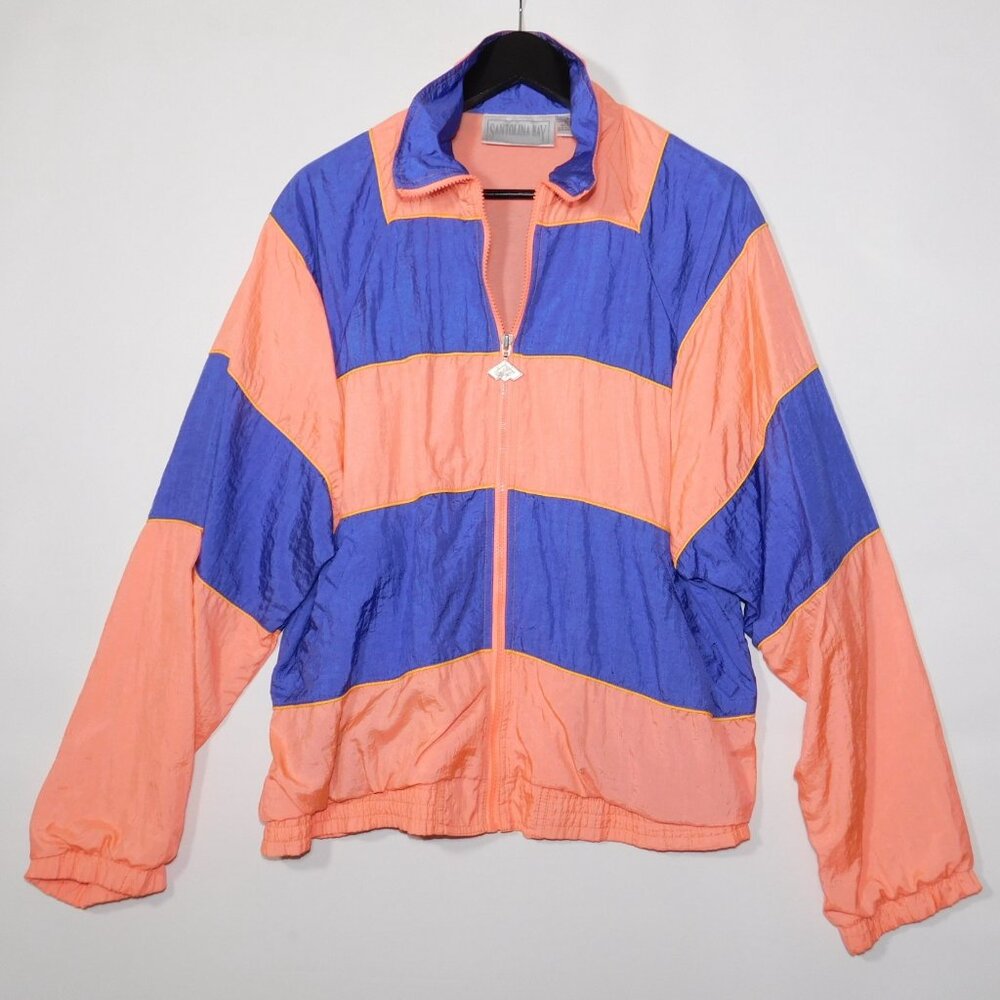 Vintage 1980s-1990s Santolina Bay Lightweight Women's Tennis Track Jacket Size L